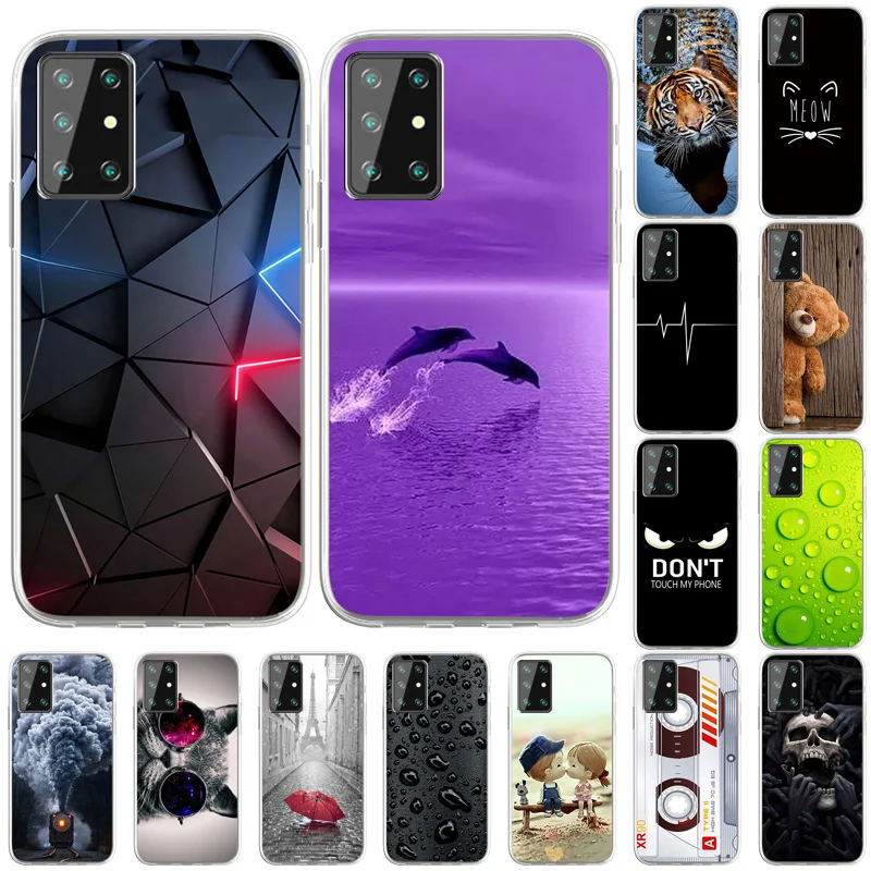 TPU Silicon Phone Case For Cubot X30 Fundas Cubot Power P20 P30 X19 X30 R11 Z100 Note 20 X 30 Coque Fashion Painted Print Cover cell phone belt pouch