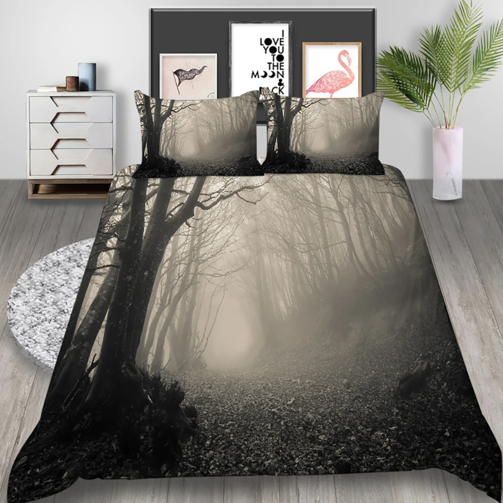 Red Wine Bedding Set Thumbedding клен постельное белье с узором из листьев комплект King Размеры простой художественный пододеяльник для двуспальной кровати близнец полный двойной один уникальная дизайнерская кровать набор - Цвет: Red Wine Bedding Set