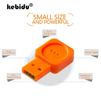 

Voice Control Super AI Smart USB Microphone Portable Omnidirectional Sound Studio Speech MIC Audio Adapter For Laptop/Notebook