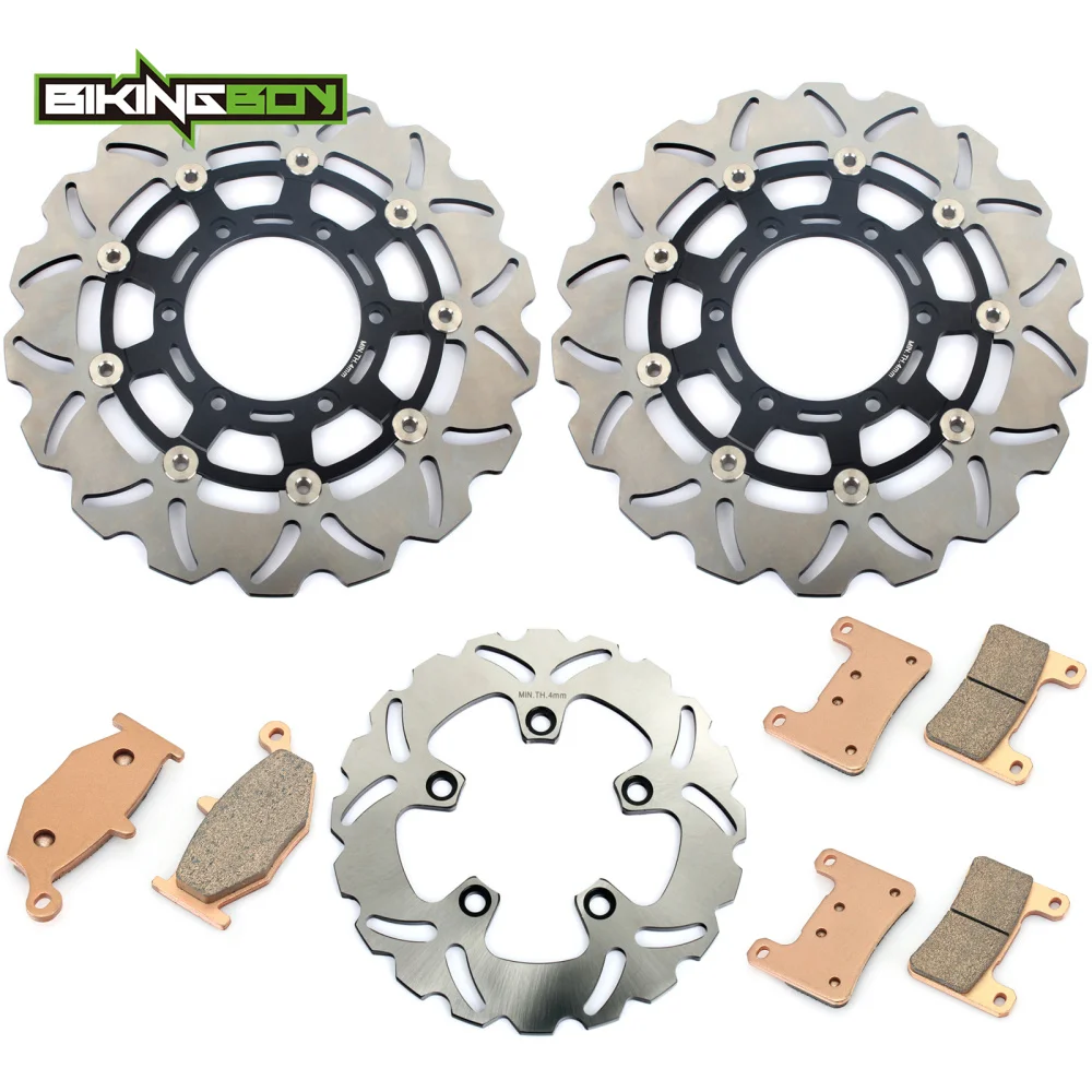 BIKINGBOY для SUZUKI GSX-R GSXR 600 750 K8 K9 L0 2008 2009 2010 08-10 волнистые плавающей спереди и сзади