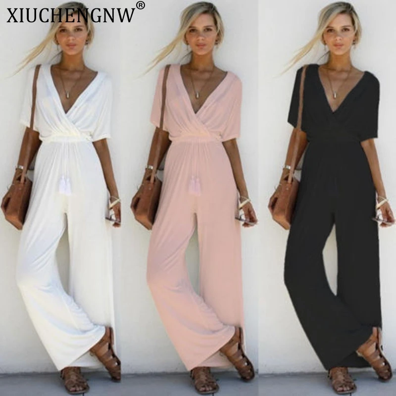 Drees Women bodysuit girls Summer Sleeveless Strip Jumpsuit Print Strappy Holiday Long Playsuits Trouser Fashion 2019 dropship Drees Women bodysuit girls Summer Sleeveless Strip Jumpsuit Print Strappy Holiday Long Playsuits Trouser Fashion 2019 dropship