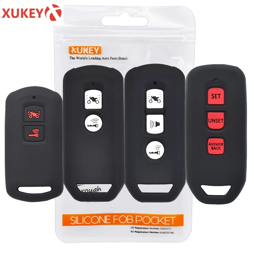Custodia Portachiavi In Silicone Per Honda Pcx Vario Forza 125 150 153 300 X-Adv Sh125 Sh150 Sh300 Scoop Monkey Scooter Key Fob Shell Cover