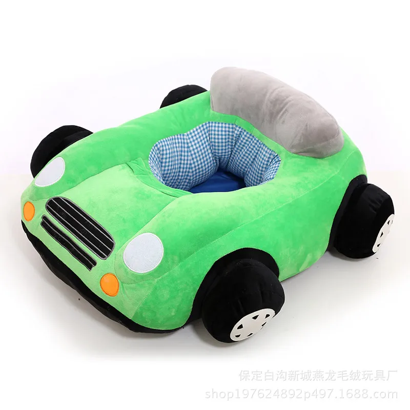 

New Style Baby Learn to Sit Car Sofa Chair Plush Toys Cartoon Small Car Infants Learn Seat