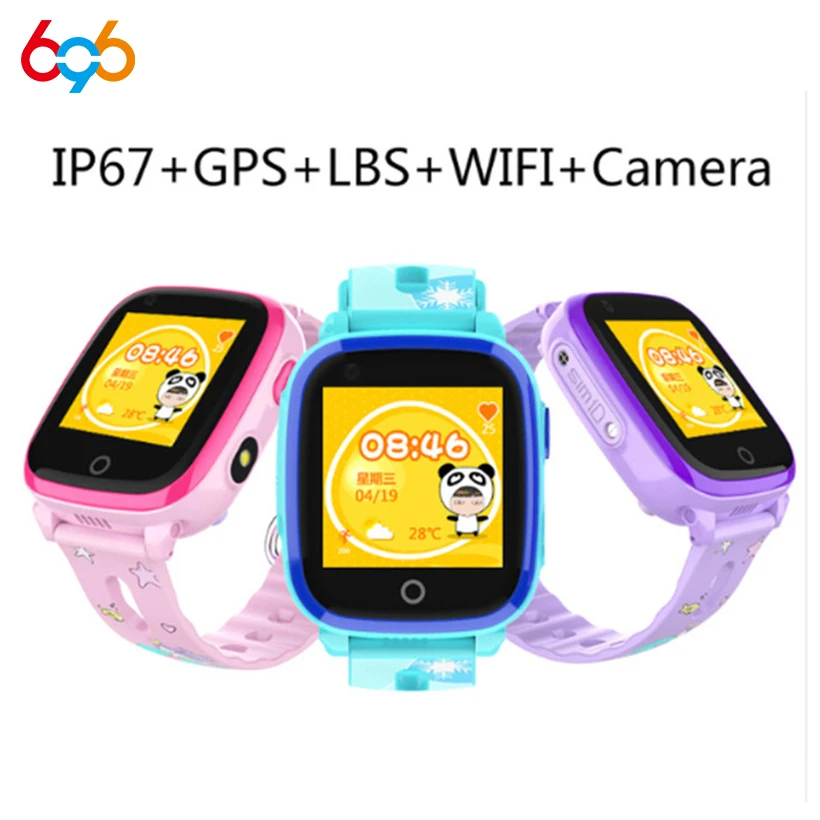 

696 DF33 4G Smart Kids Watches Waterproof video call One-click SOS for help Camera WIFI GPS location tracking Children's watch