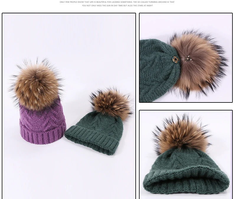 Women's hat Beanie Hat Skullies Autumn And Winter Warm Soft Knitted Hat Wool Hat Casual Solid fashion Outdoor Multiple Colour