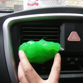 

Cleaner Glue Gel Gum Green Air Conditioning Vents Panel Dustboard Remove Dirty Car RV Parts Cleaning Accessories