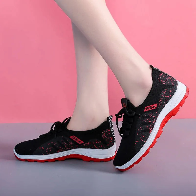 Running Shoes Women Platform Sneakers Summer Light Breathable Mesh Sports Shoes Ladies Outdoor Wear-resistant jogging Trainers women sports shoes