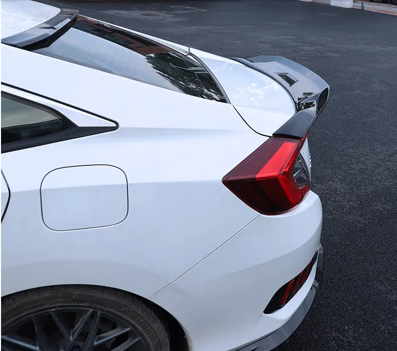 Для honda civic спойлер MC стиль для- civic задний Багажник крыло праймер черный белый цвет краска АБС высококачественный спойлер