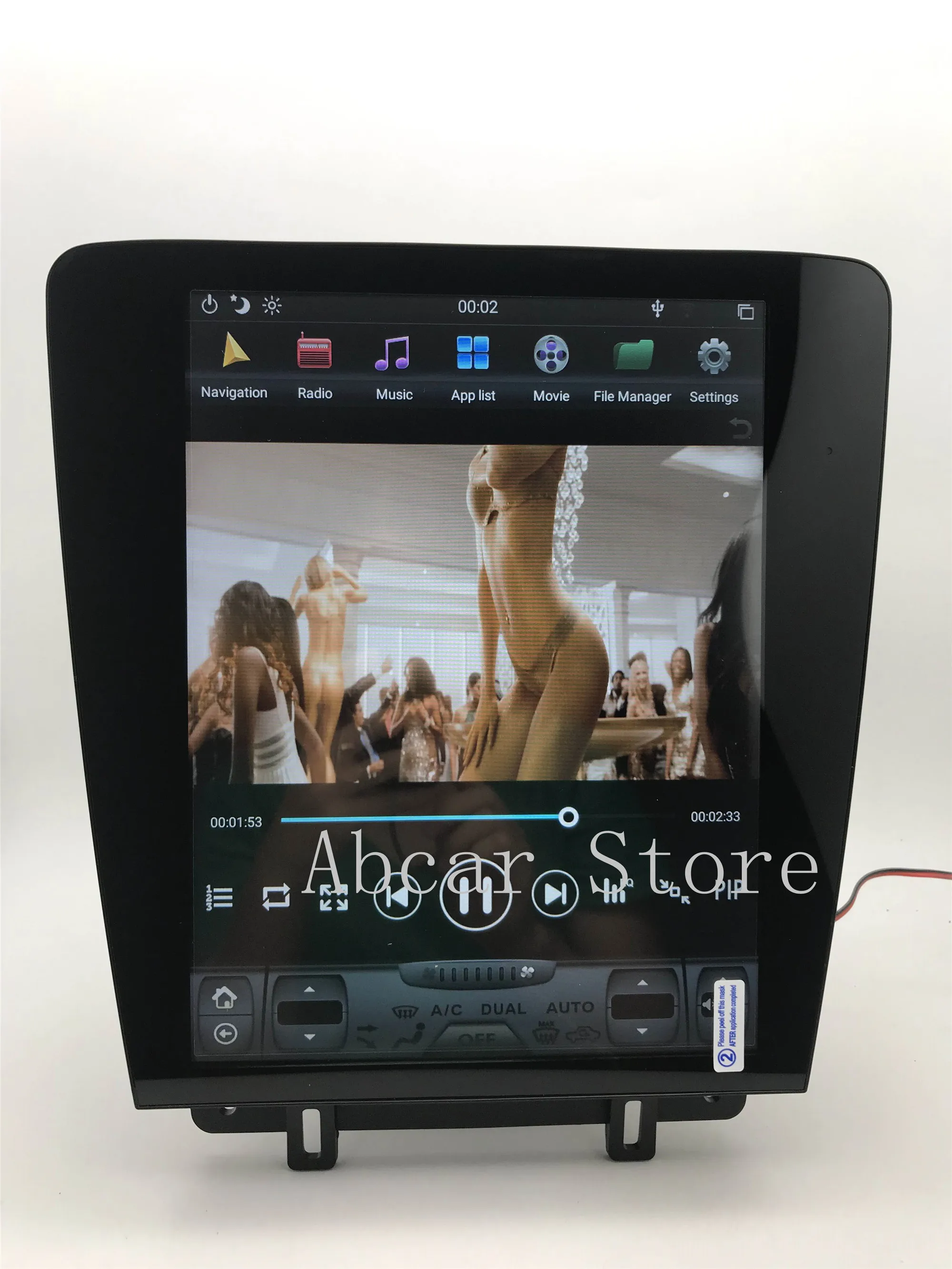 12," Тесла стиль Android 8,1 автомобильный dvd плеер gps навигации для Ford Mustang 2010 2011 2012 2013 стерео радио ips px6