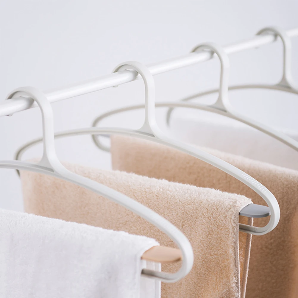 5Pcs Simple No Trace Neck Ties Drying Rack Accessory Sock Towel Multi Function Partition Clip Storage Hanger Folding Hotel Home
