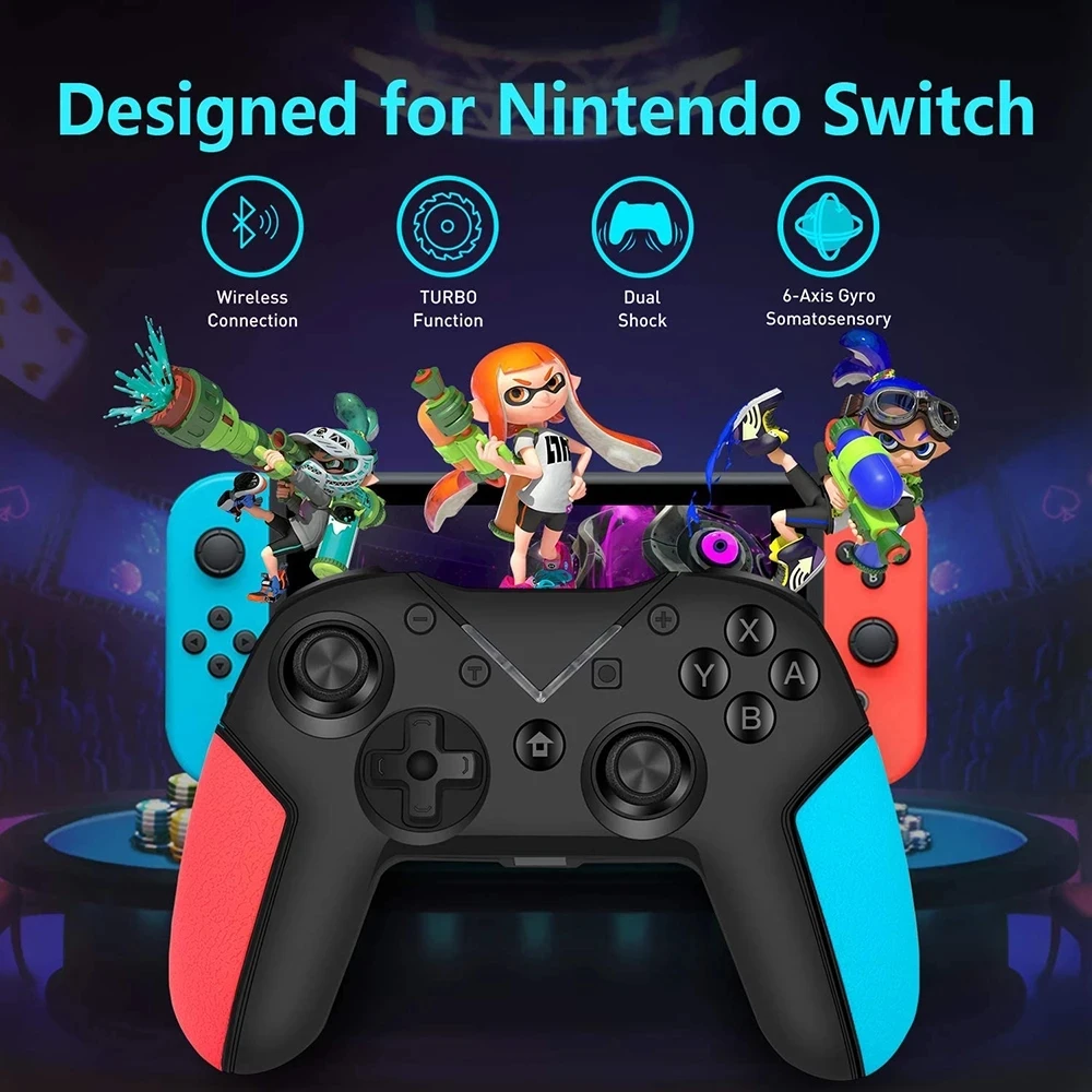 [2022 Nuova Versione] Controller Bluetooth Wireless Per Controller Nintendo Switch Pro Joystick Gamepad Per Console Nintendo Switch