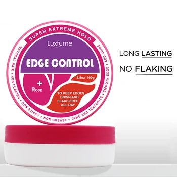 

100g Hair Oil Wax Cream Edge Control Long-lasting Hair Styling Cream Broken Hair Finishing Anti-Frizz Hair Fixative Gel TXTB1