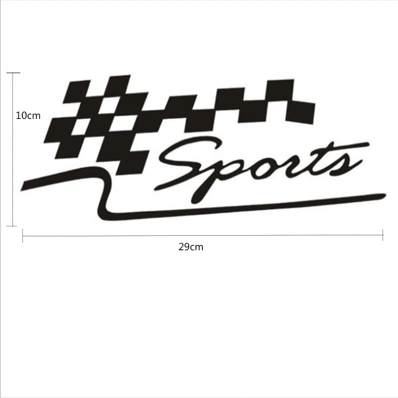 Спортивная Автомобильная наклейка на бампер для Mini Cooper Chevrolet Cruze Aveo Lacetti Seat Ibiza Mazda 3