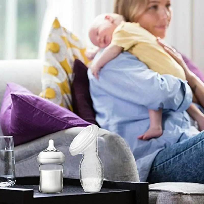 Силиконовый ручной молокоотсос аксессуары для материнского молока держатель