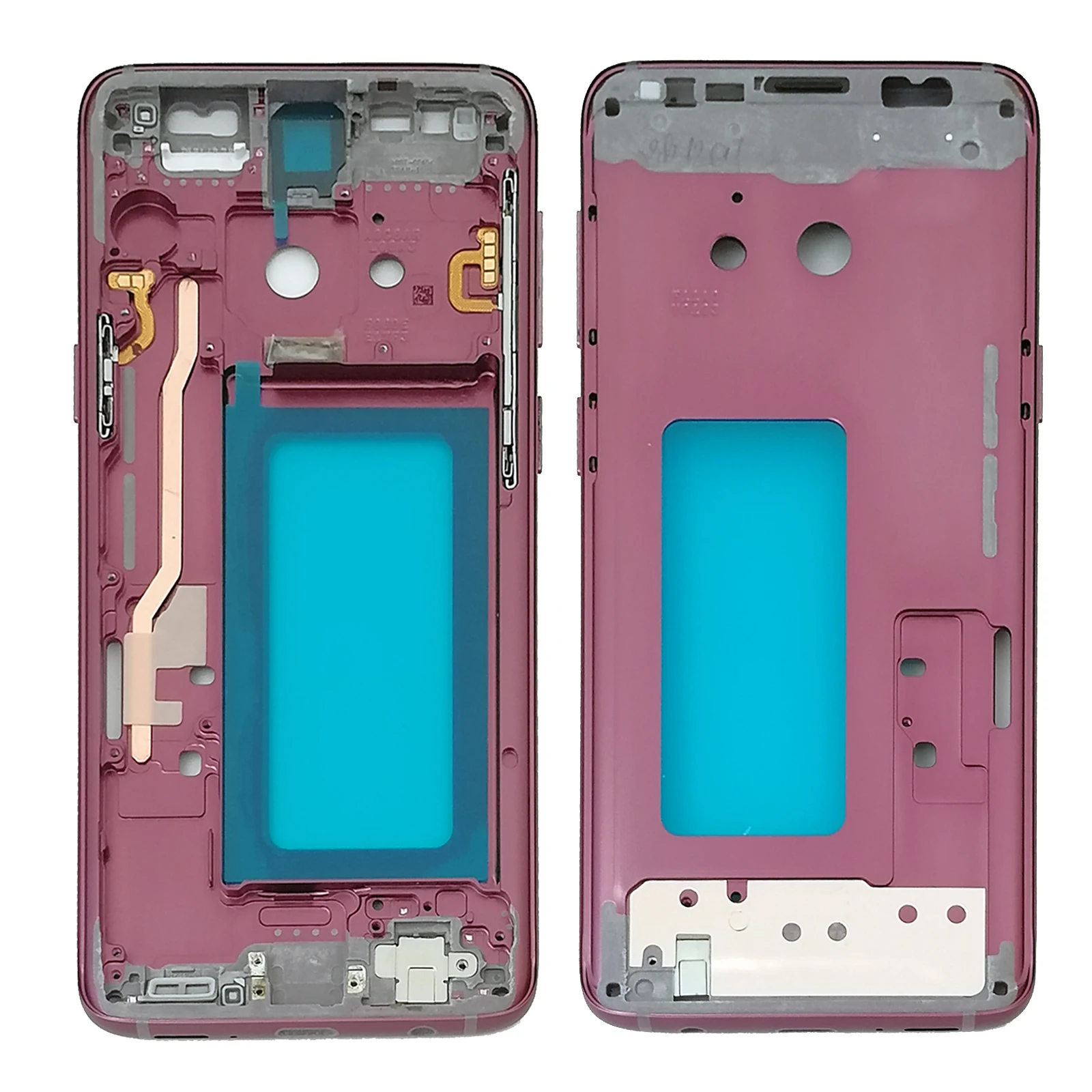 Shyueda для samsung Galaxy S9 G960F G960U G960W передний средний ЖК-экран Корпус рамка - Цвет: Purple