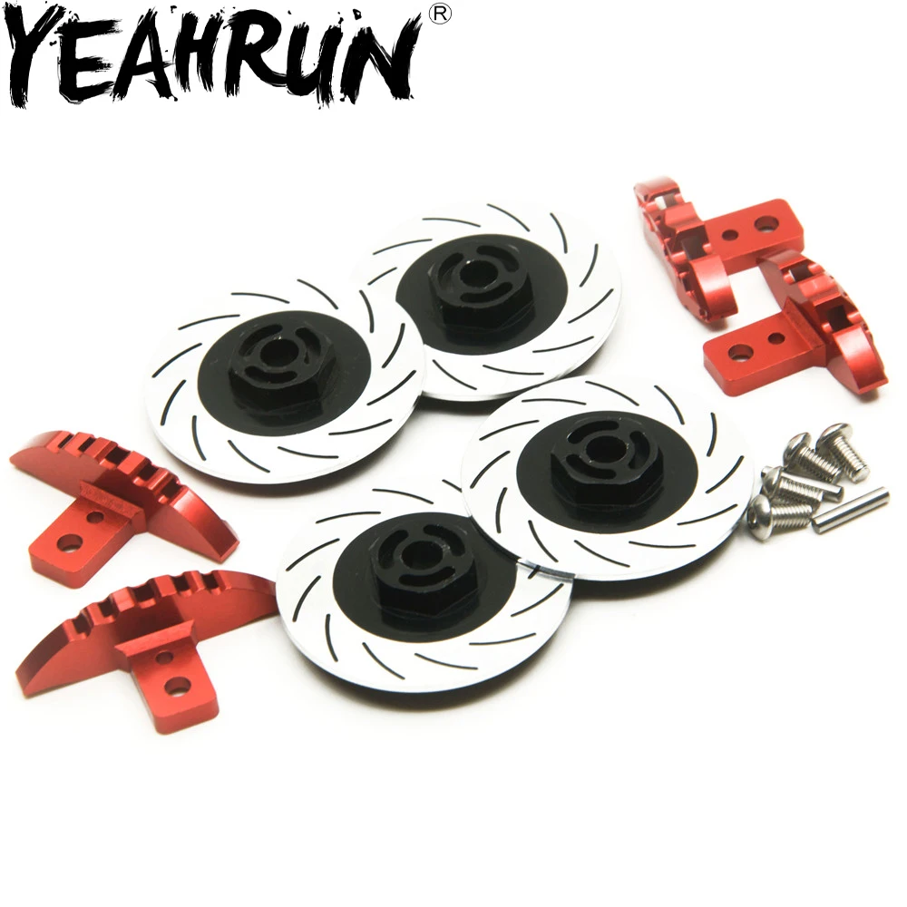 YEAHRUN 4 шт./компл. черный синий алюминиевый спортивный комплект тормозных дисков