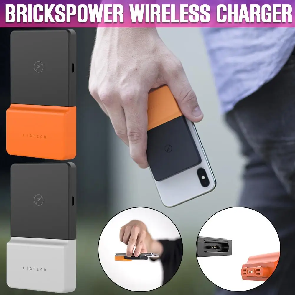 

BricksPower wireless charger Qi Certified Wireless Charger by sticking to PhoneCompatible for IPhone Xs MAX/XR/XS/X/8/8 Plus