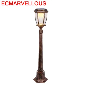 

Farola Outdoor Lampadaire European De Rue Style Off Road Solar LED Luminaire Exterieur Decor Uliczna Plaza Lampione Street Light