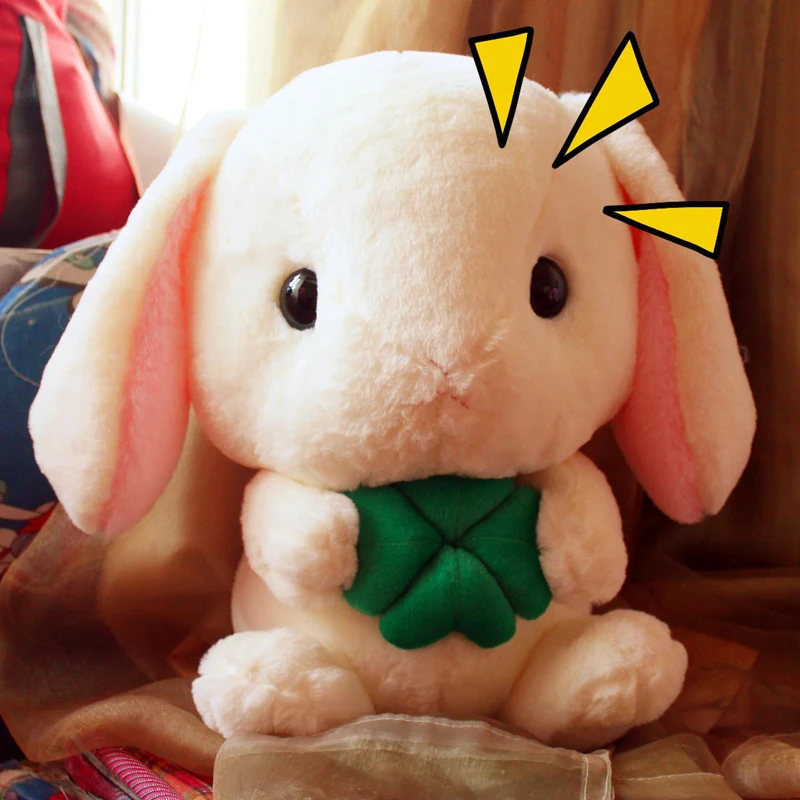 32/40 см Симпатичные мягкие Lop кролик мягкие Животные плюшевая игрушка кролик кукла подушка подарок для маленьких девочек, платье для дня рождения, рождественский подарок
