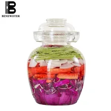 Сгущенные стеклянные банки для солений, прозрачные бутылки для солений, пищевая герметичная банка, ночные маринованные пятна, маринованная капуста, редиска, подарочный контейнер