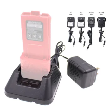 

Charger For BAOFENG UV-5R DM-5R UV-5RA Power Adaptor Desktop BL-5 Li-ion Battery Brand New And High Quality