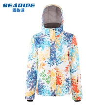 SEARIPE лыжные куртки женская куртка для сноуборда женская зимняя спортивная Лыжная куртка дышащая водонепроницаемая ветровка
