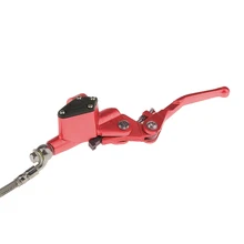 Универсальный Dirt Bike ATV рычаг сцепления, гидравлического тормоза Главный цилиндр сцепления красный