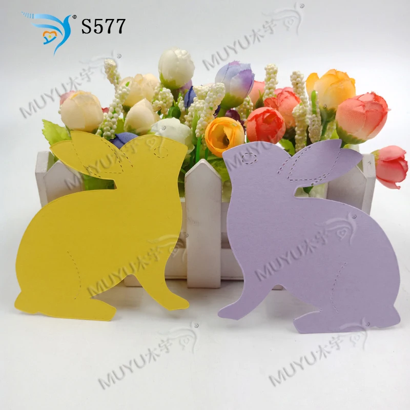 Кролик новая деревянная форма вырубки для скрапбукинга Thickness-15.8mm S577