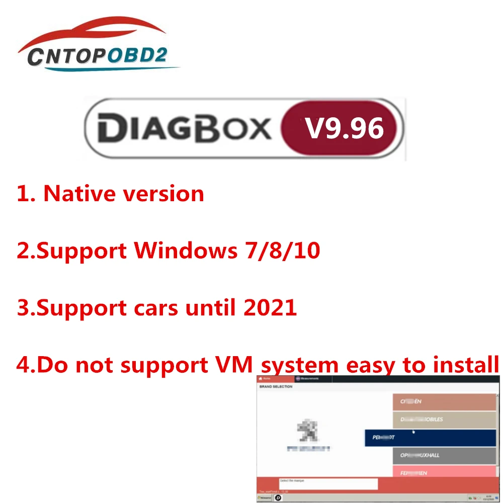 Golden Lexia3 PP2000 Full Chip Diagbox 9.96 9.91 Lexia 3 For Citr-oen Pe-ugeot OBDII Auto Reader Add Cars Untill 2021 |