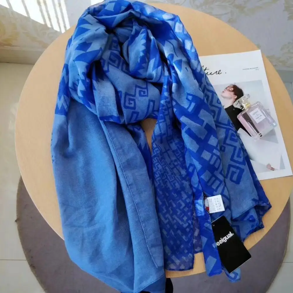 Многоцветный испанский DEG шарф шаль пляжное полотенце в подарок(2 - Цвет: 96