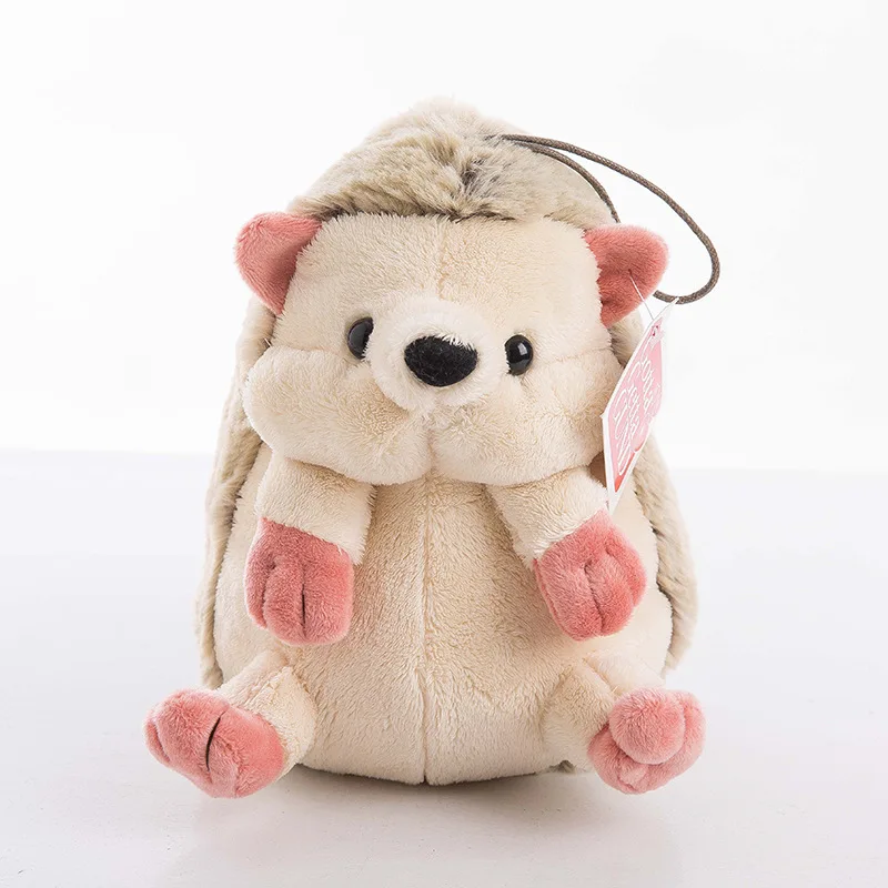 

Cute down Cotton Long Velvet Hedgehog Plush Toy Doll Backpack Pendant Crane Machines Doll