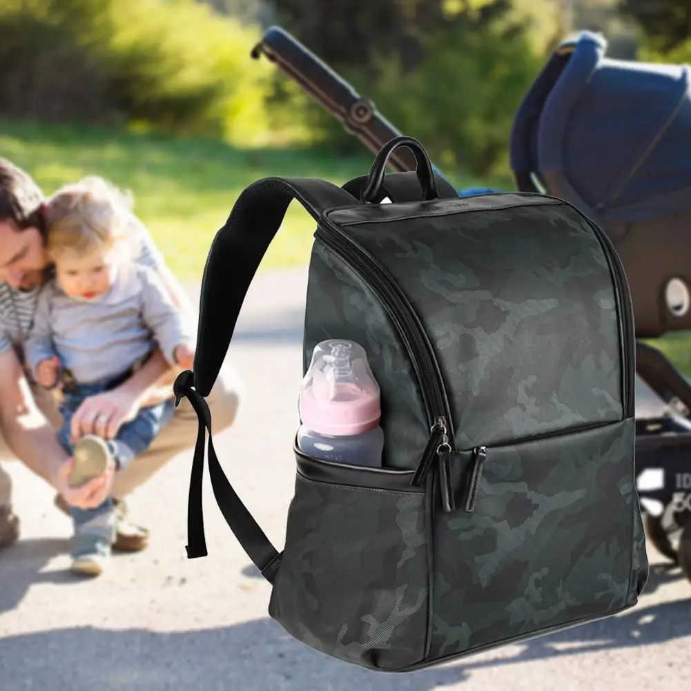 Камуфляж Mummybag Многофункциональный водонепроницаемый рюкзак большой емкости портативные сумки через плечо для новых родителей