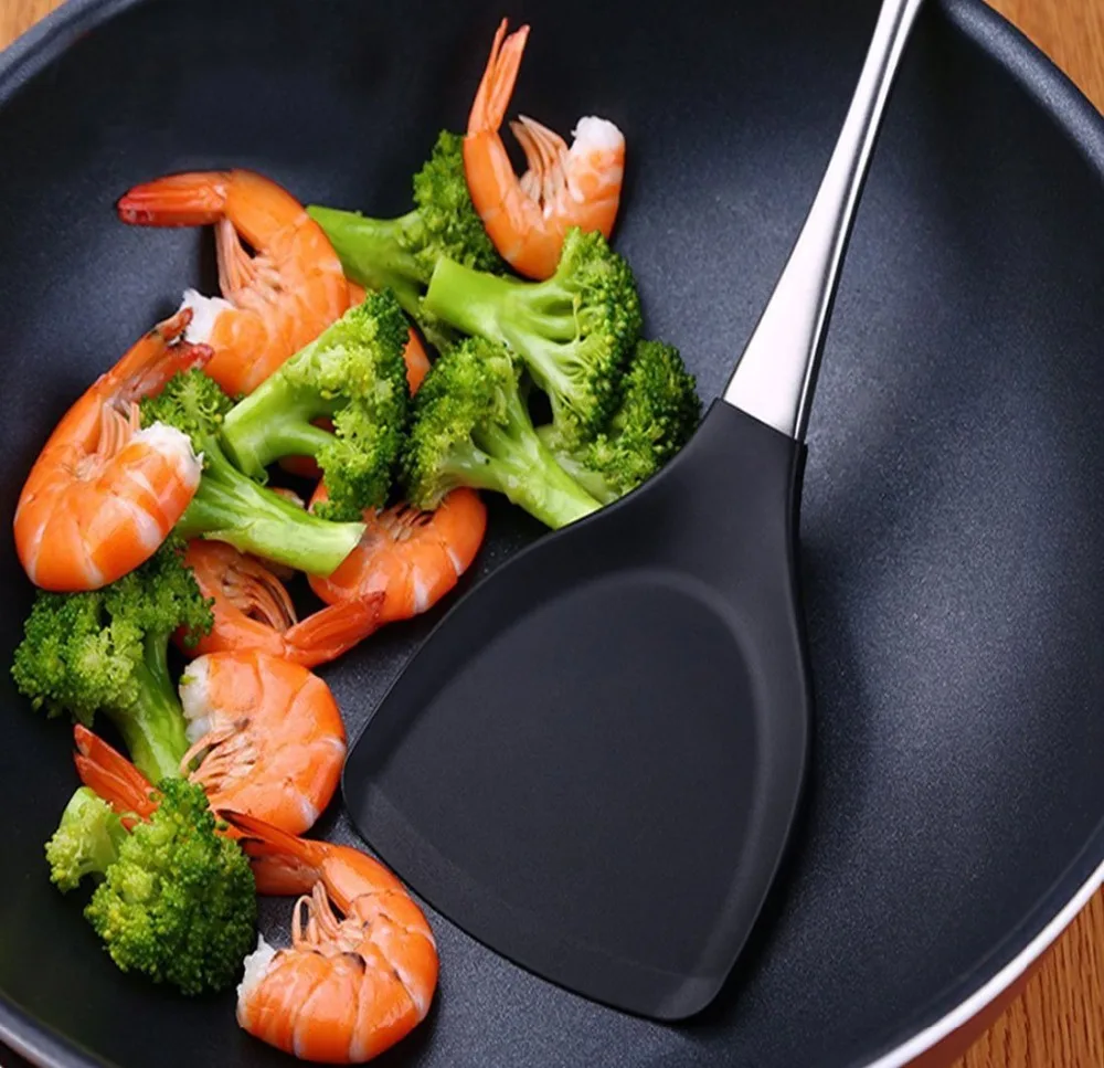 Большой силиконовый кухонный инструмент для кухни набор из нержавеющей стали 2