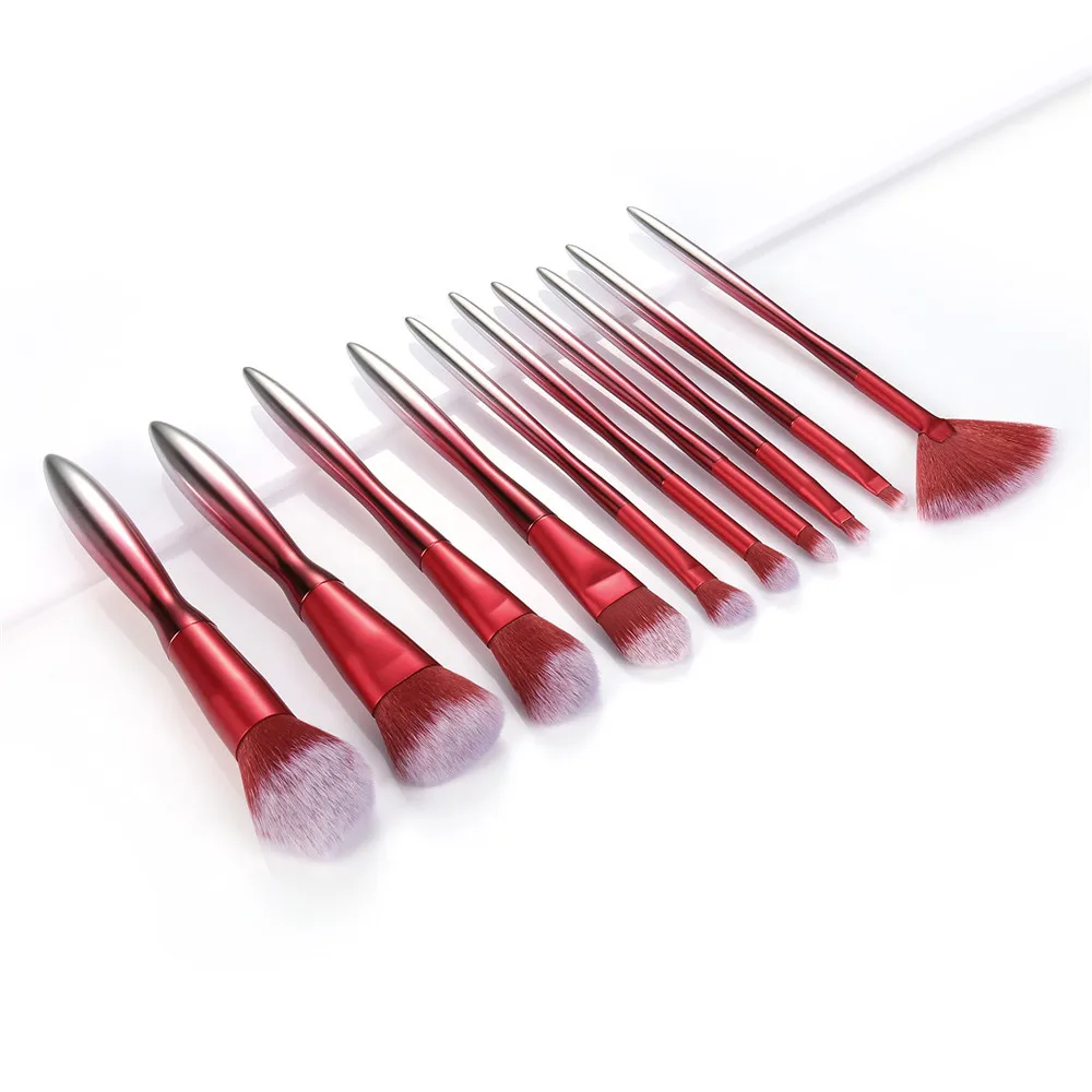 

10 Pcs Make Up Tools Makeup Brushes Set Professional Make Up Brushes Set High Quality Face Eyes Makeup Brushes Pink Makeup Brush
