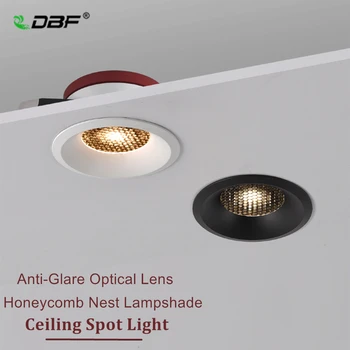 [DBF]2020 New Honeycomb Nest Anti Glare Lens Recessed LED Downlight 1