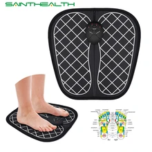 Унисекс Электрический массажер для ног мышечный Стимулятор беспроводной ABS физиотерапия низкая частота Tens Acupoint расслабляющий пластырь для ног