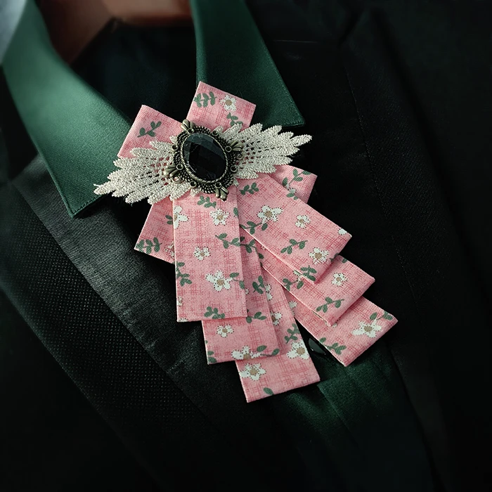 Британский женский мужской воротник рубашка украшение бархатная одежда галстук-платок галстук для свадебной вечеринки сплав Стразы галстук-бабочка