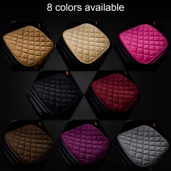 

Winter Warm Velvet Front Car Seat Cover Protector Driver Seat Cushion Pad Breathable Winter Chair Cushion