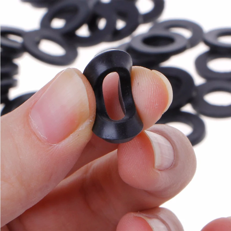 Rubber O Rings Sealing Gasket Rubber Washers Silicone O Rings Stainless Steel Washer 10pcs/set 1/2" 3/4" 1" Rubber Ring Silicon Flat Gasket Sealing Ring for Shower Nozzle Hose Pipe Bellows Tube Washer