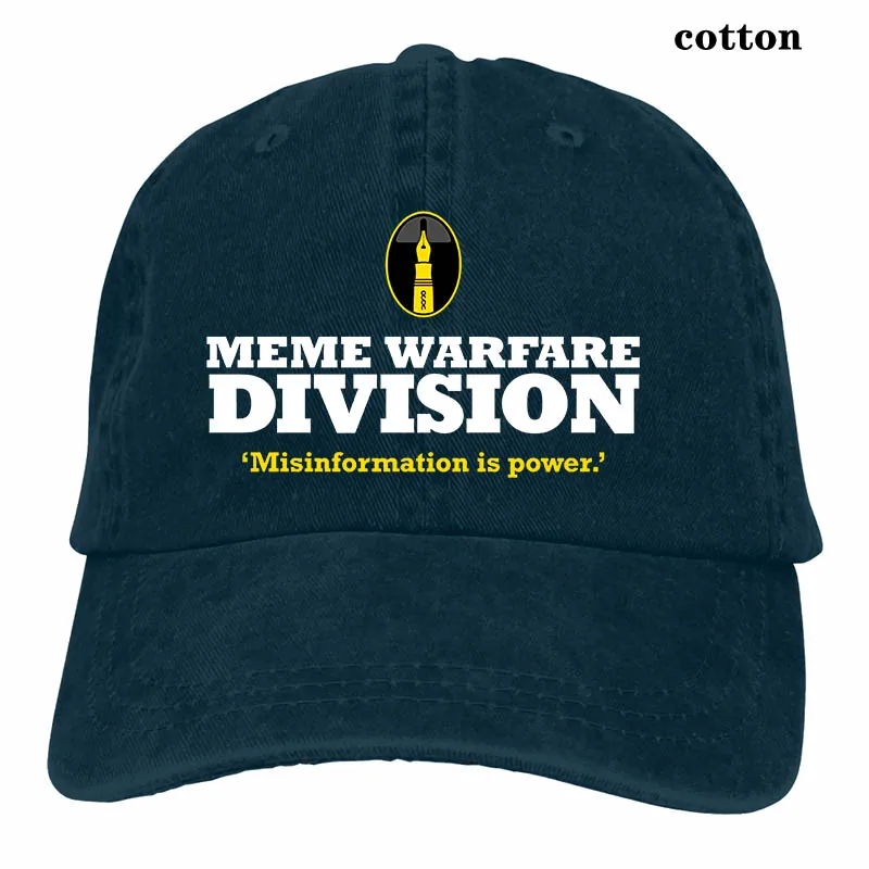 Meme Warfare Divison двухсторонняя бейсбольная кепка PsyOp для мужчин и женщин, Кепка-Дальнобойщик, модная Регулируемая Кепка - Цвет: 3-Navy