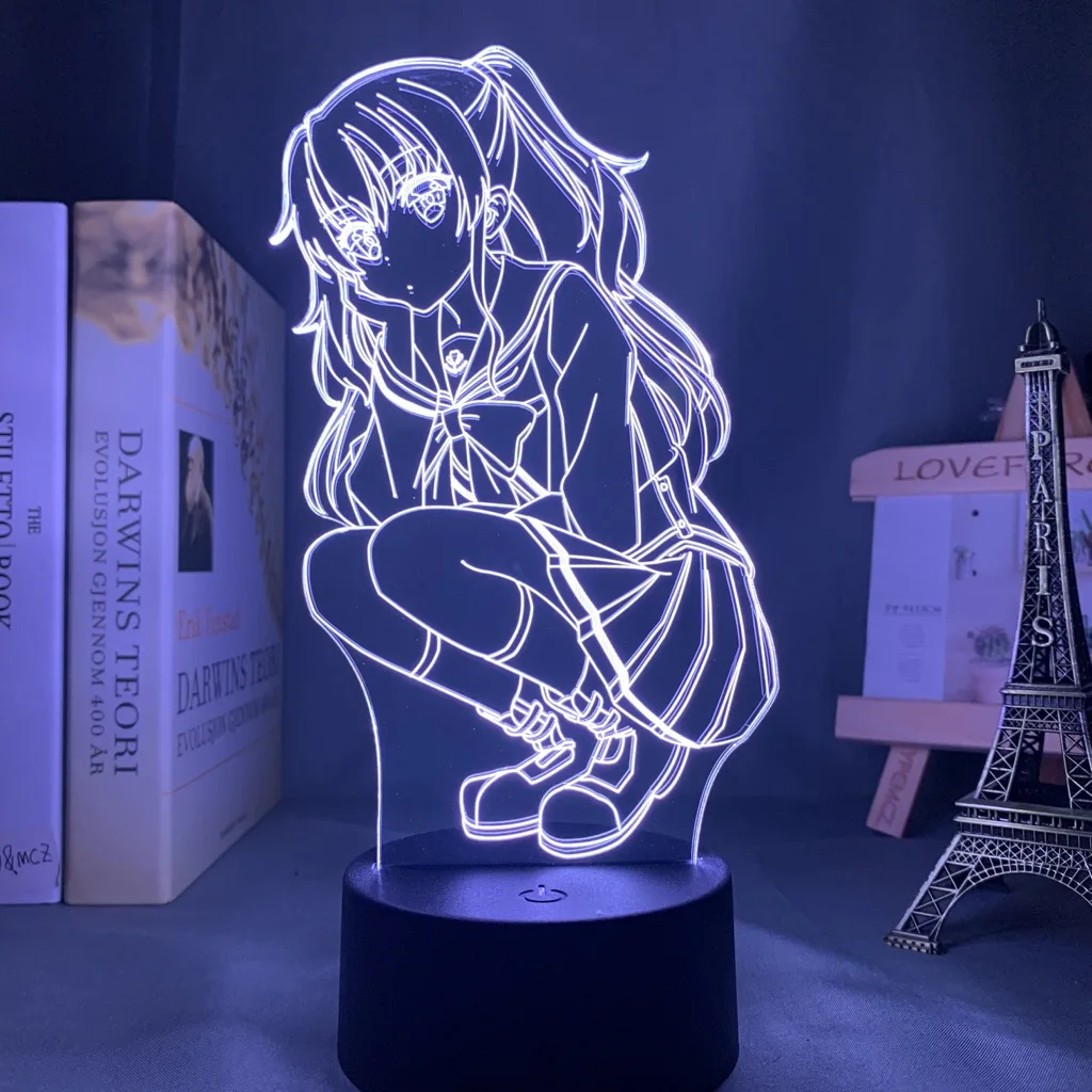 Светодиодный ночсветильник аниме Charlotte Nao Tomori для спальни Декор подарок на день