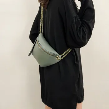 

Fashion designer bag chest women bag soft PU hobos bags for women 2020 new chain bags summer shoulder bag solid crossbody bags