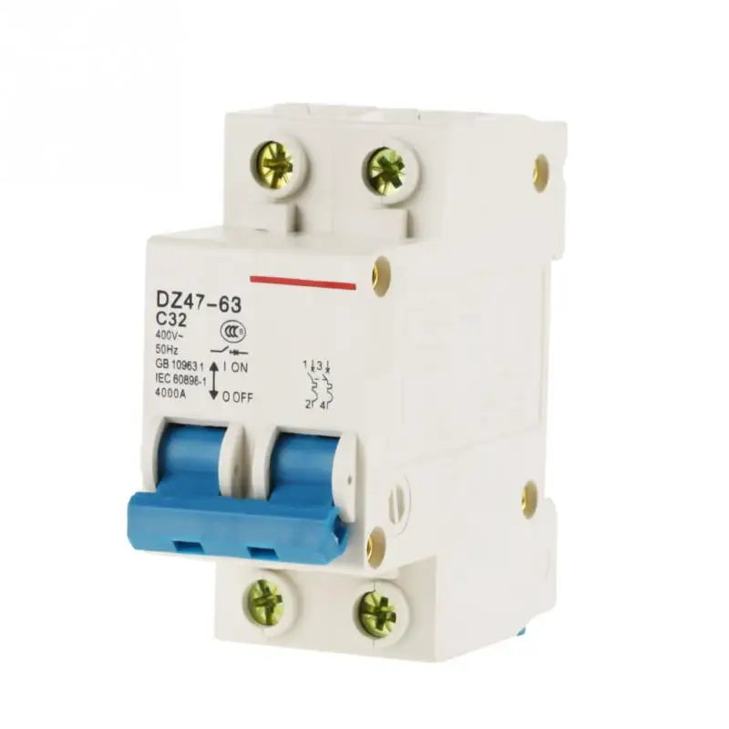 

Miniature 2P Circuit Breaker for Lighting Distribution System 32A 400V