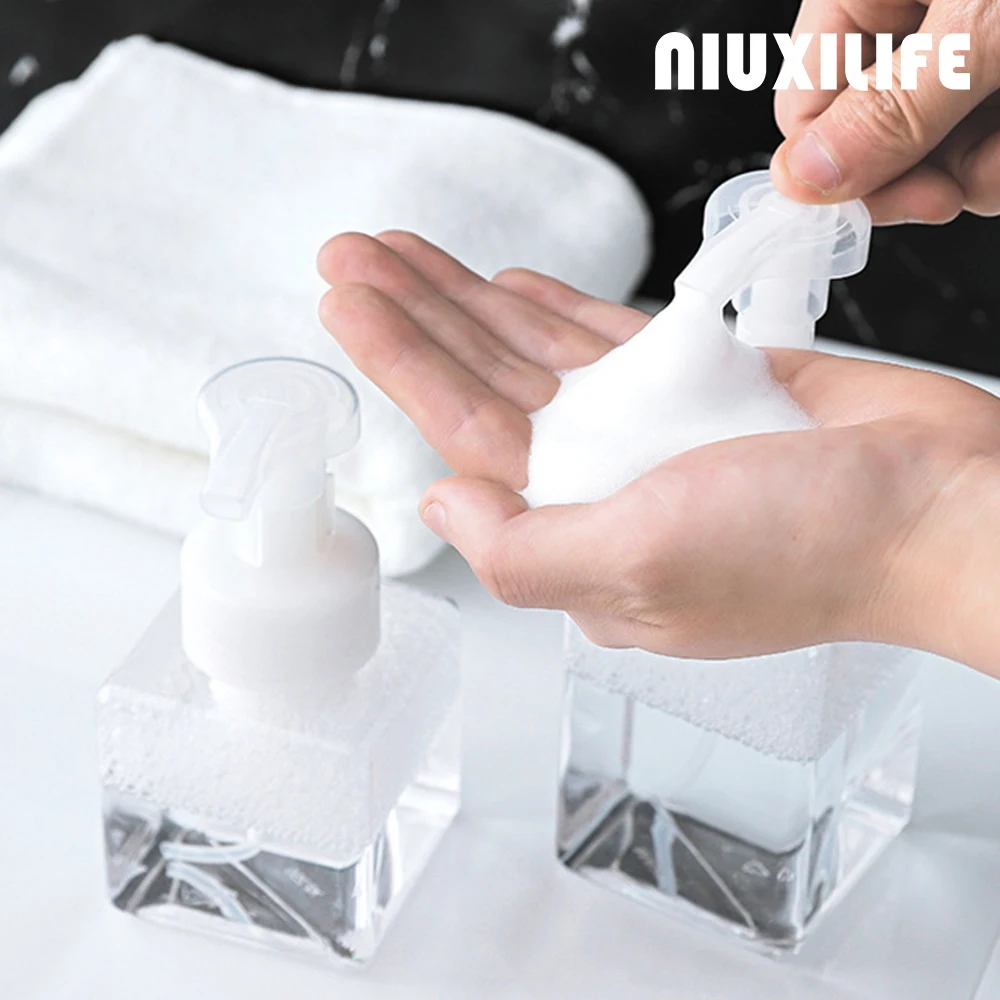 NIUXILIFE мусс вспенивания бутылки для пенного мыла рук нажимного типа очищающее
