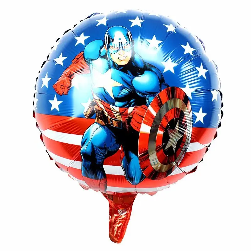 10pcs/lot 18inch hero balloons Avengers Spiderman Batman Supreman foil balloon Children birthday party supplies baby toys ballon