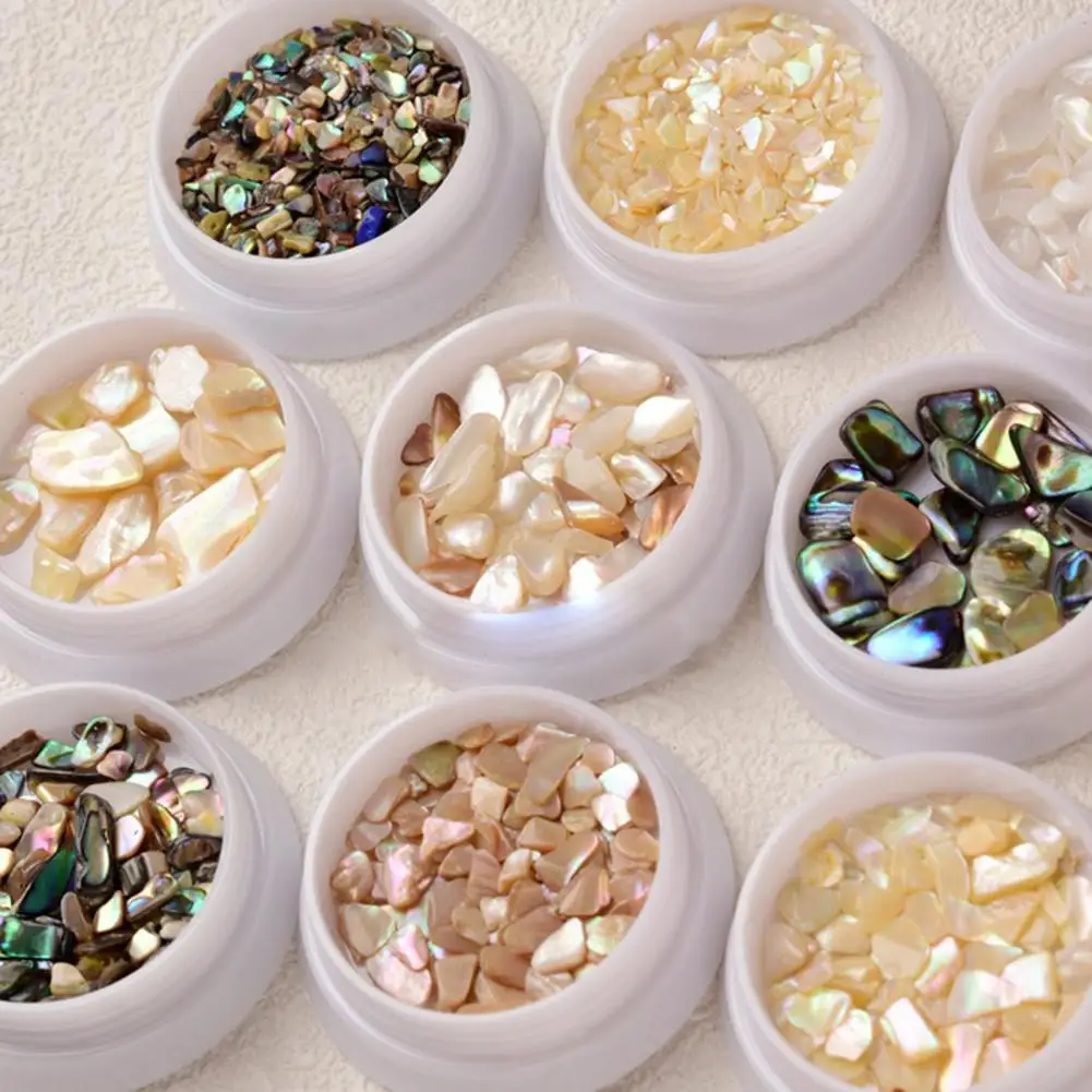 

3D Nail Sticker Polishing Elegant Japanese Style Abalone Shell Nail Art Decal Nails Decoration Accessories декор для ногтей