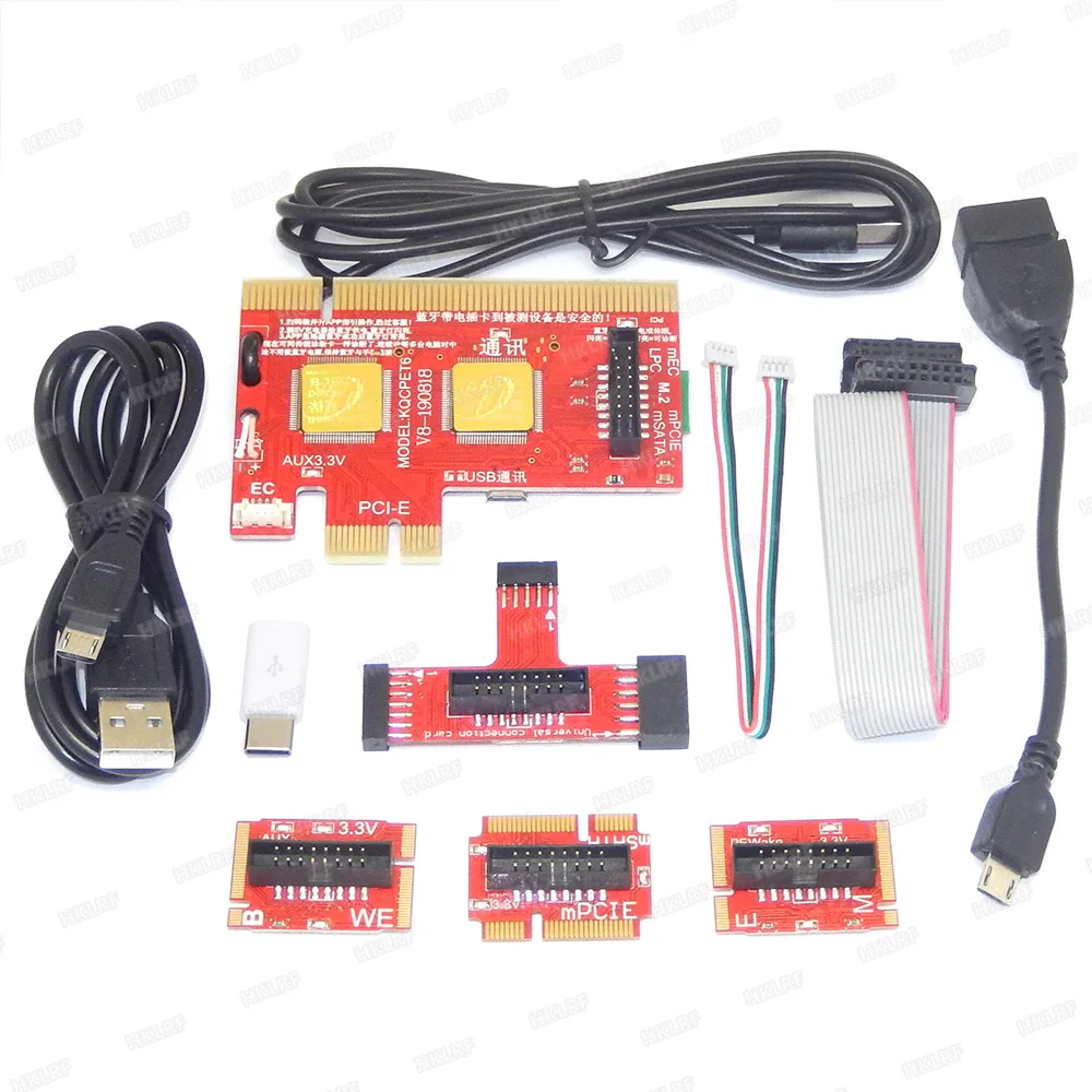 PCI PCIE LPC мини PCI-E анализатор Тип B Тестовая карта KQCPET6-V6-170410 для ПК ноутбук Android телефон тест er