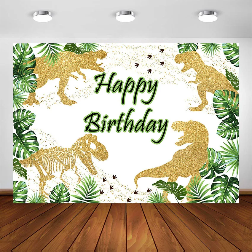 Jurassic World Dinosaurs Birthday Backdrop For Photography Baby Shower