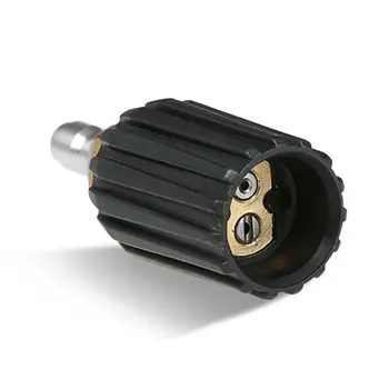 

With 1/4 fast plug High Pressure Water Gun Gun Nozzle Adjustable Stragiht Line 2 Hole Car Washer Gun Head Car Accessories