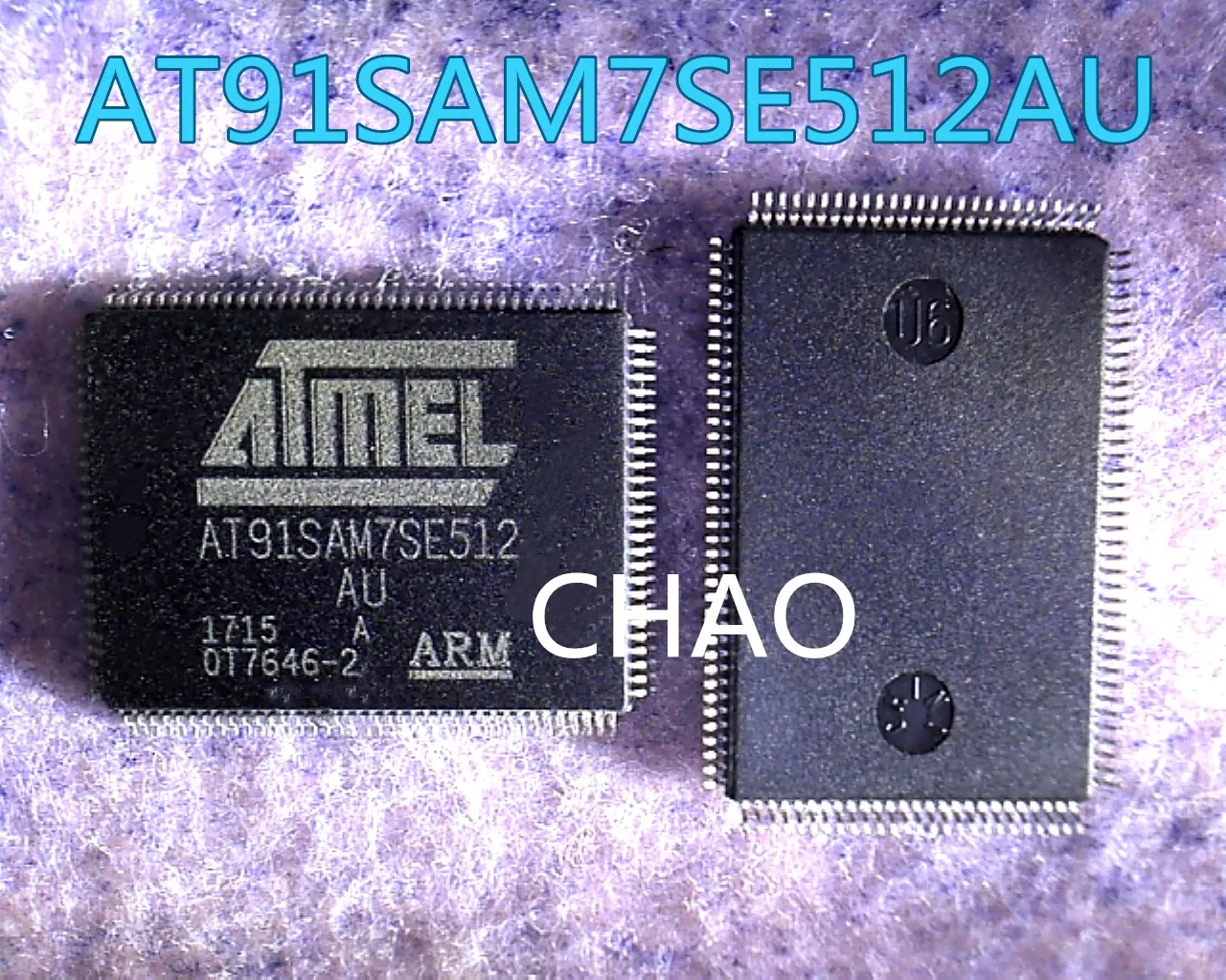 5 шт./лот AT91SAM7SE512-AU AT91SAM7SE512 QFP128